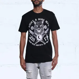 Wolf Pack Black Metallic 5 T Shirt